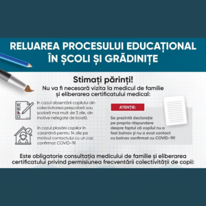 Măsurile de protecție în școli pentru desfășurarea procesului educațional în siguranță