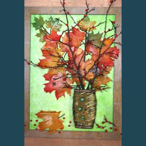 Copăcei de sezon cu frunze ruginii