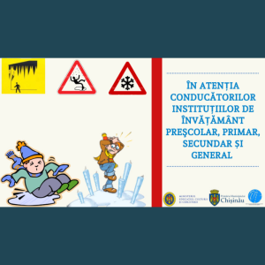 În atenția conducătorilor instituțiilor de învățământ general
