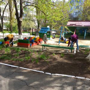 Salubrizarea teritoriului Grădiniței nr. 30